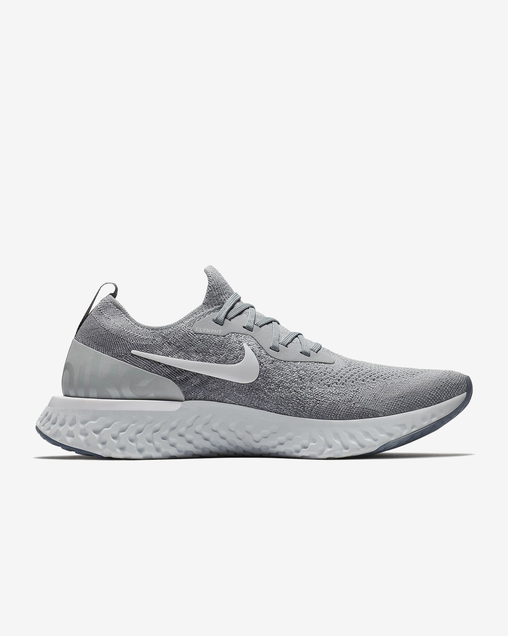 Nike Epic React Flyknit Wolf Grey Shoes